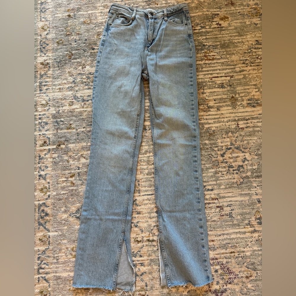 Zara flare denim jeans